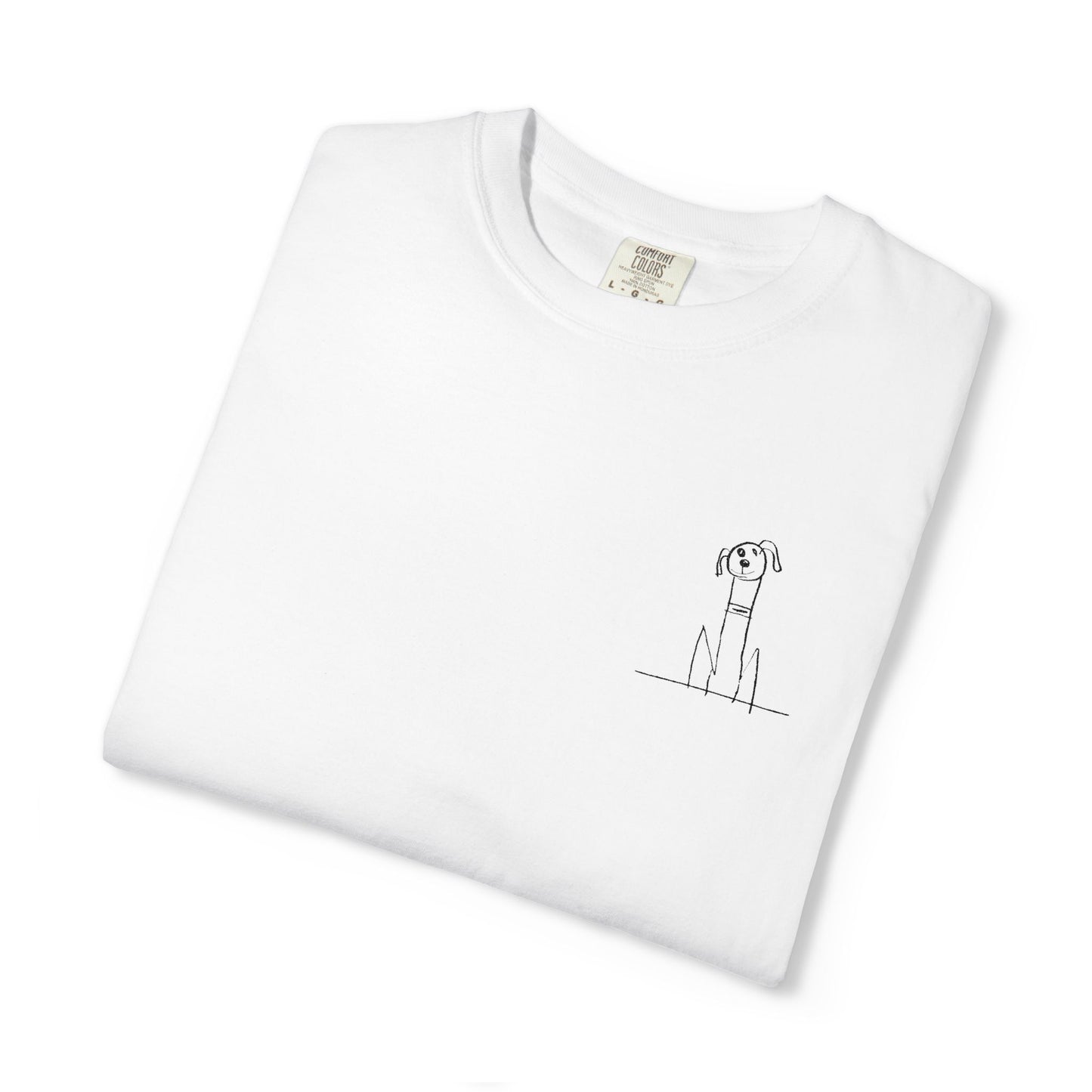 DOG UNISEX EMBROIDERY T-SHIRT