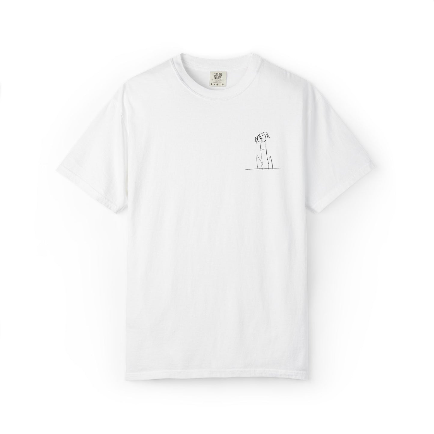DOG UNISEX EMBROIDERY T-SHIRT